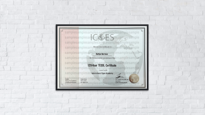 Certificado ICOES - Copia Física